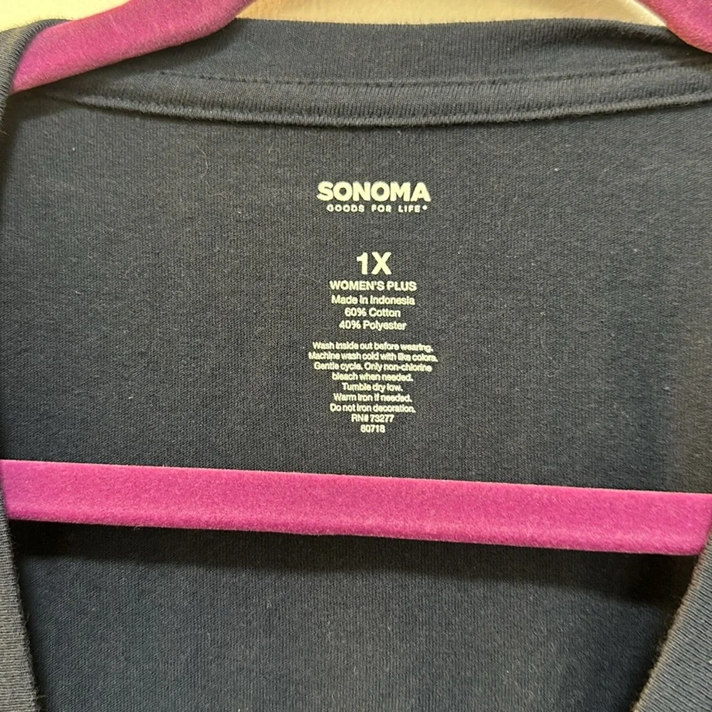 Women’s Sonoma short sleeve shirt size 1X - Picture 2 of 2